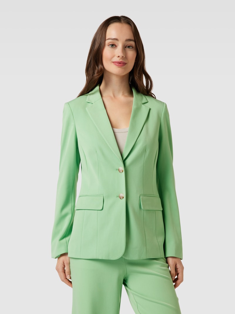 Blazer mit Reverskragen in lindgrün