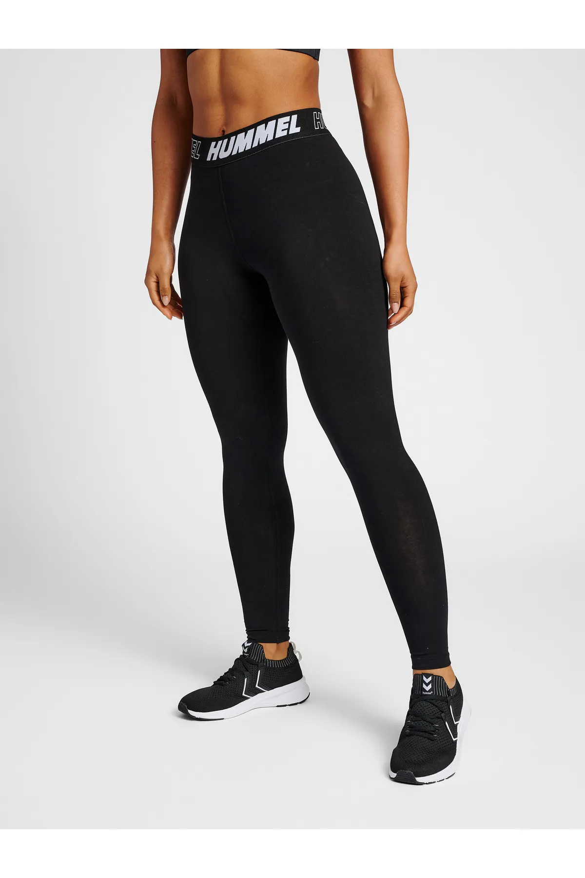 hummel  Sport-Leggings - Schwarz - Mittlerer Bund