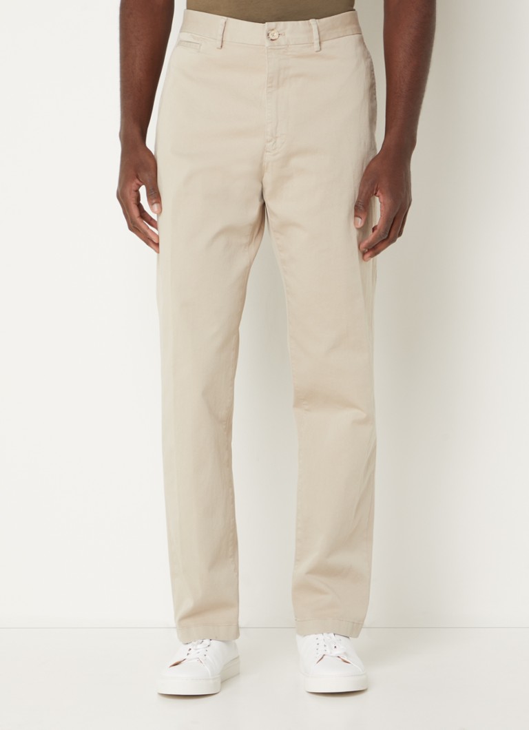 Pantaloni chino Boggi Milano Leo cu croială dreaptă și buzunare laterale