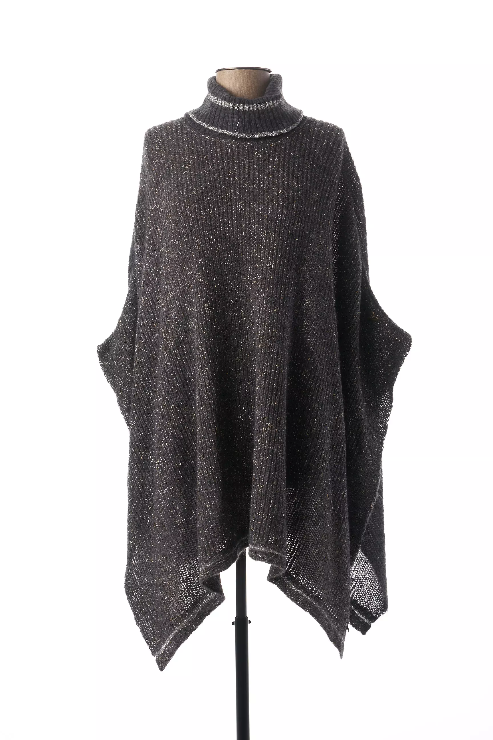 Mado Et Les Autres Ponchos Femme couleur gris