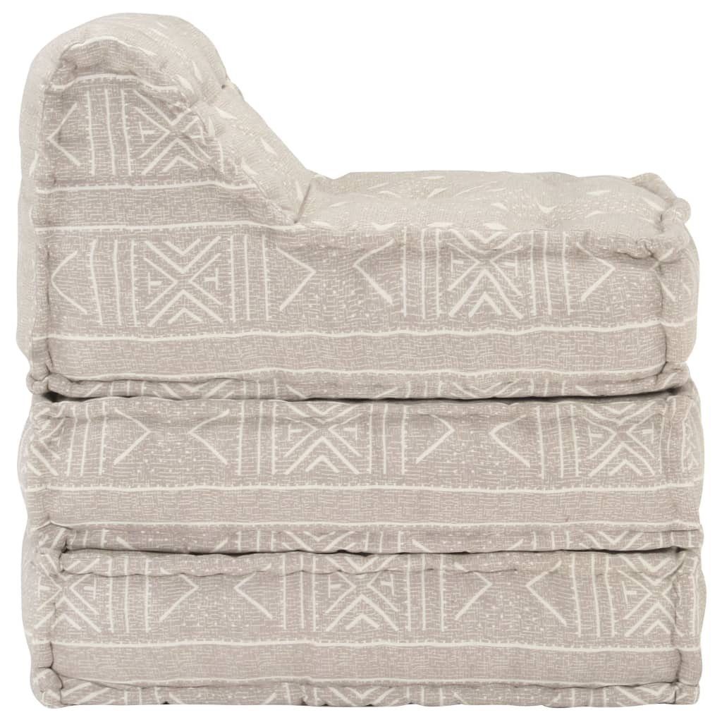 Klappmatratze 297477, möbelando, 76 cm hoch, (LxBxH: 70x60x76 cm), aus Baumwolle in Beige