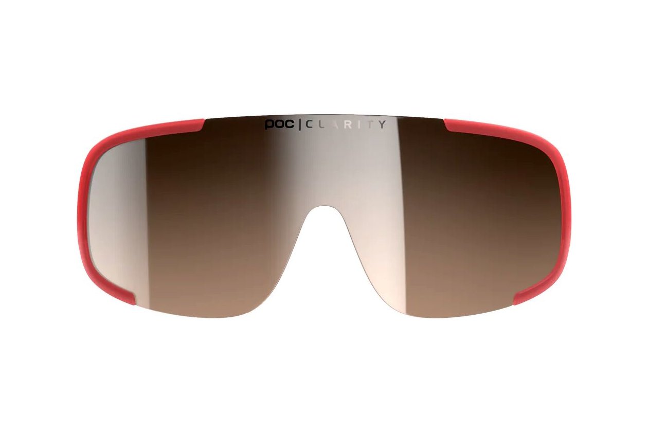 POC Aspire Mid - Ammolite Coral Translucent/Brown/Silver Mirror