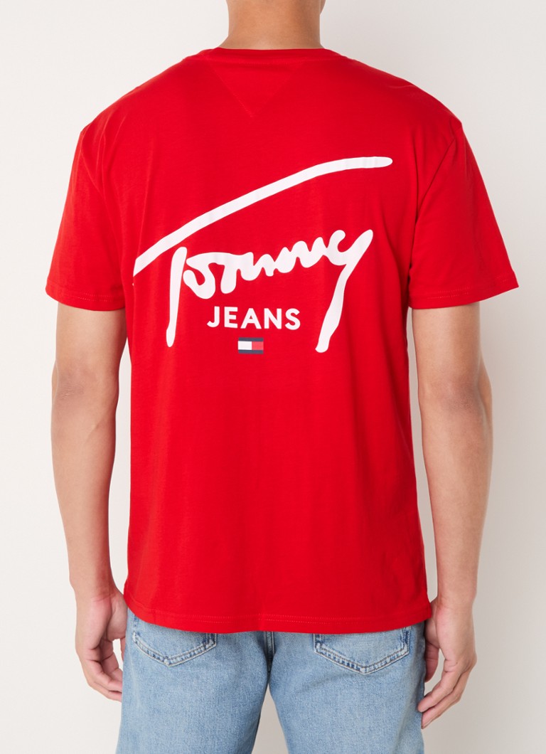 Tommy Hilfiger Signature T-shirt with logo and back print