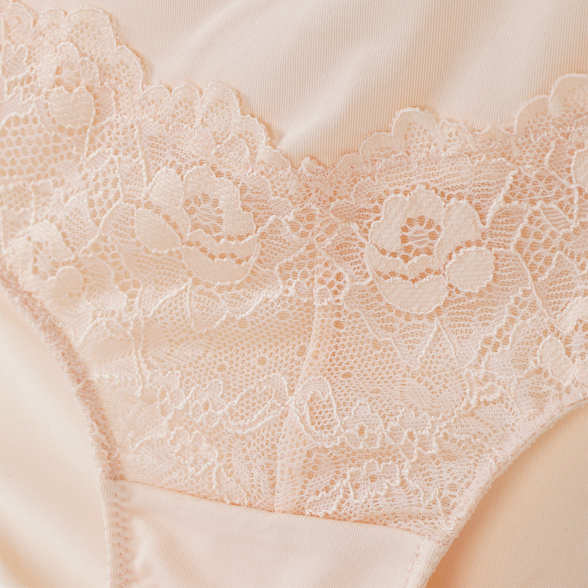 2 Damen Pantys mit Spitzeneinsatz