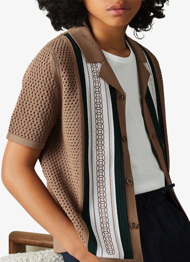 Chemise Reiss Jensen à motif ajouré