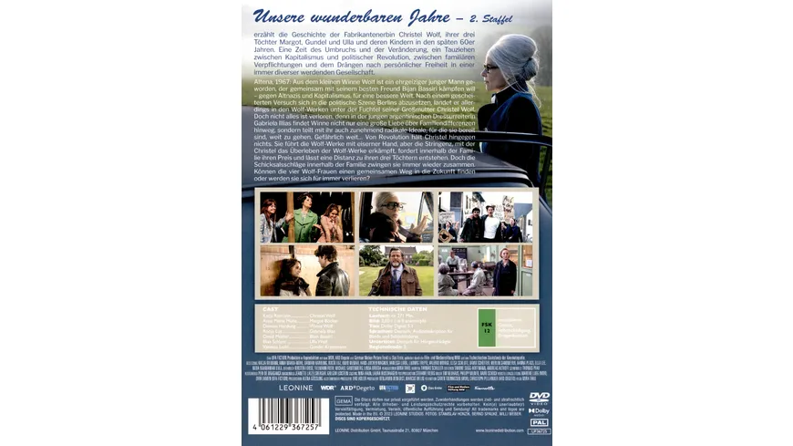 Unsere wunderbaren Jahre - Staffel 2  [2 DVDs]