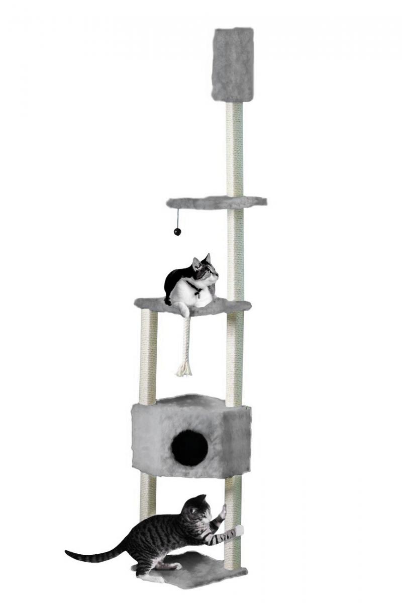 Cat Dream Katzen Eck-Kratzstamm grau