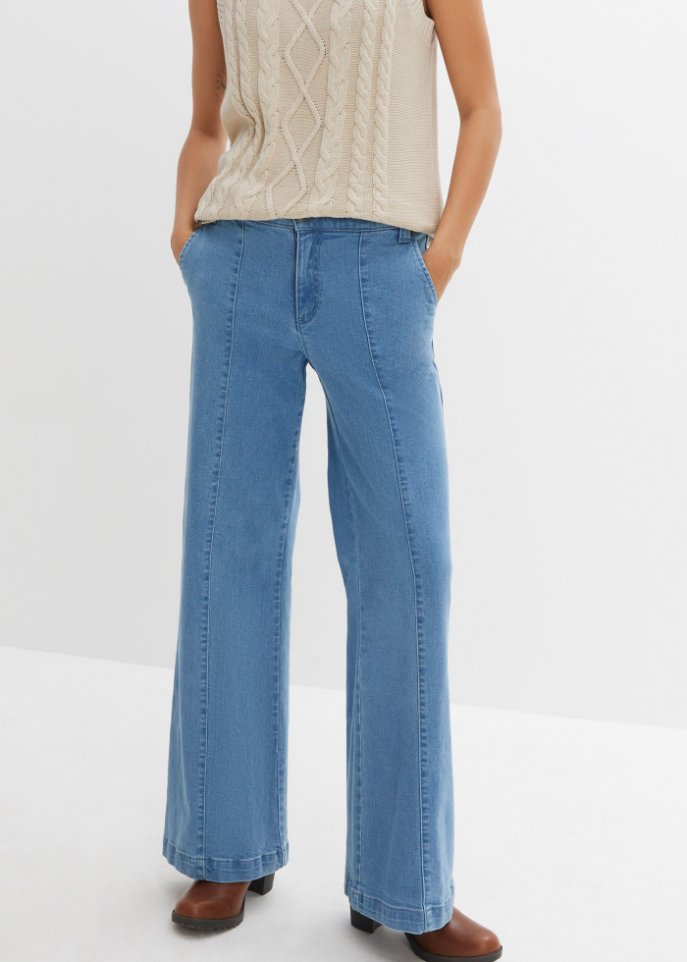 Stretch-Jeans, Wide