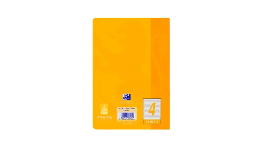Oxford Heft A5 Lineatur 4 32 Blatt