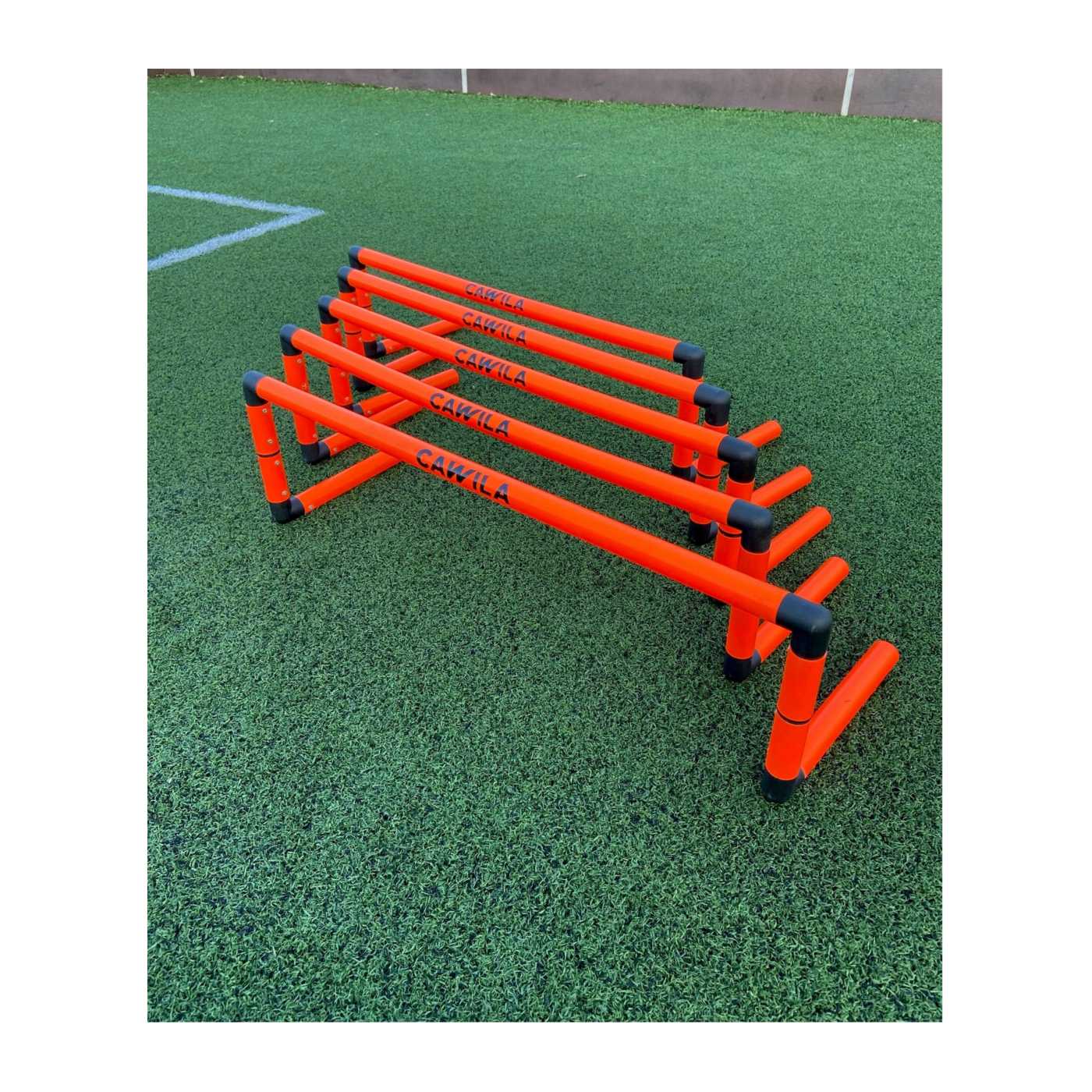 Cawila LIGA Trainingshürden 5er Set | 25cm Orange