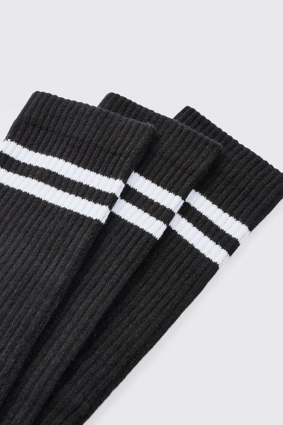 3er-Pack Sport-Socken mit Streifen