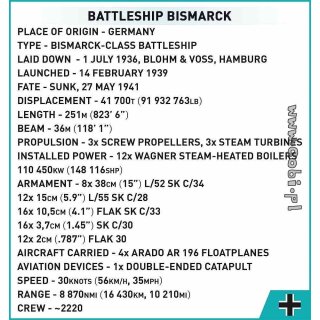 Battleship: Bismarck - Executive Edition