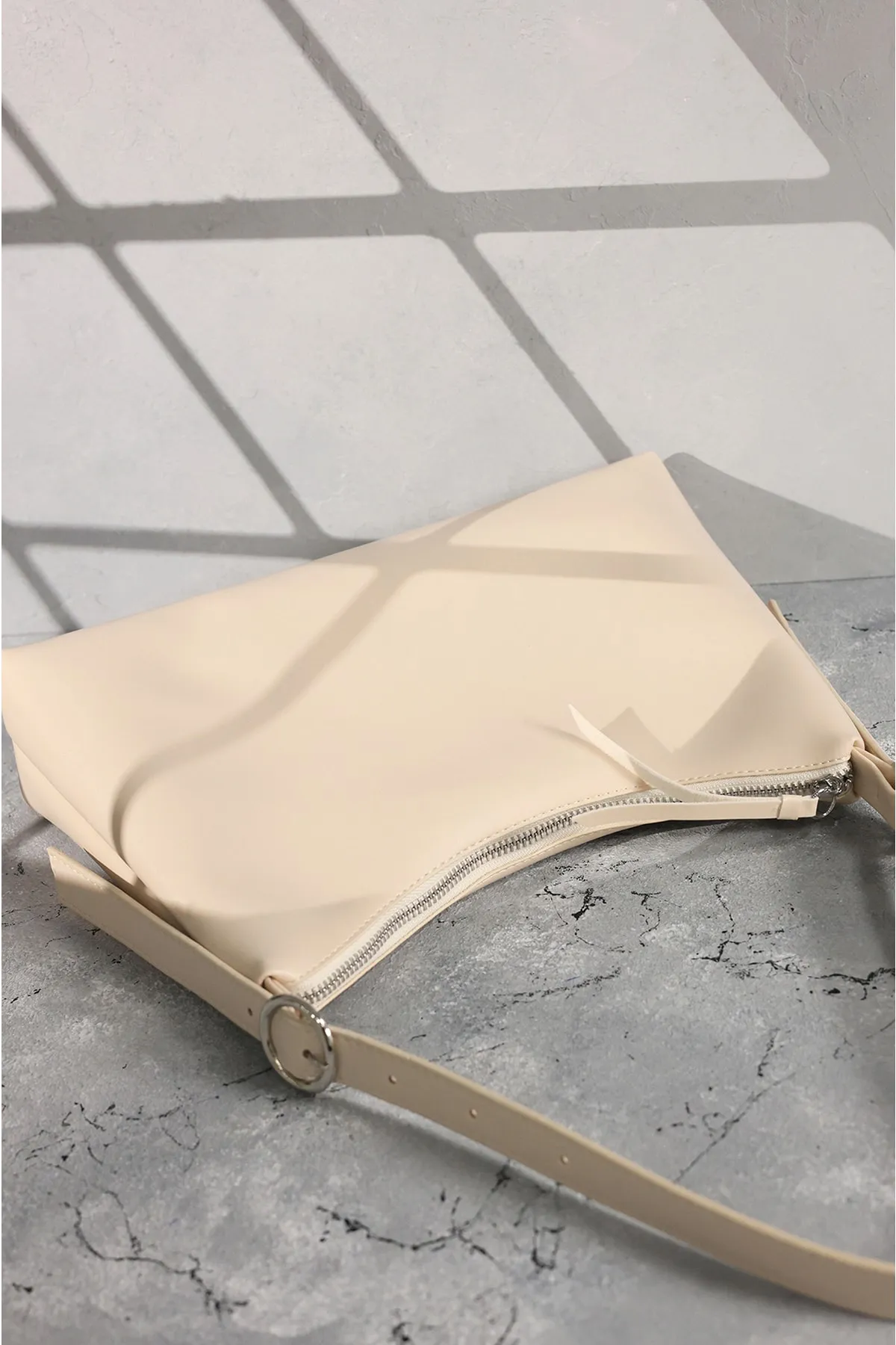 Rimense  Umhängetasche - Beige - Unifarben
