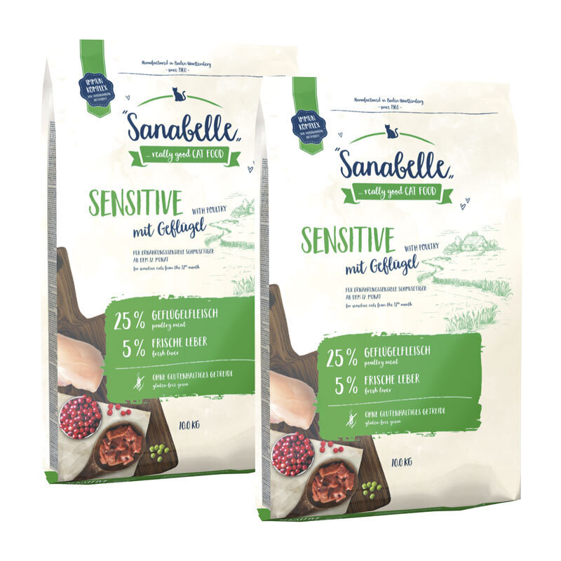 Sanabelle Trockenfutter Sanabelle Sensitive Geflügel 2x10 kg