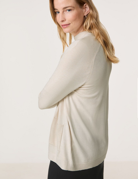 Offener Cardigan aus Feinstrick