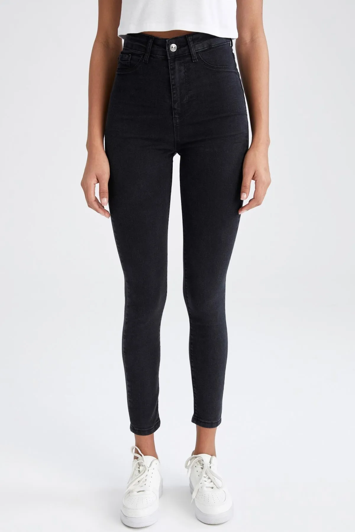 DeFacto  Super Skinny Fit Jeanshose mit hoher Taille