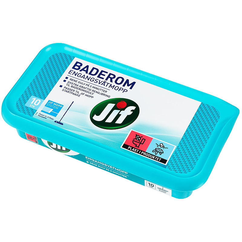 Jif Engangsmopp 10-pk Jif Baderom