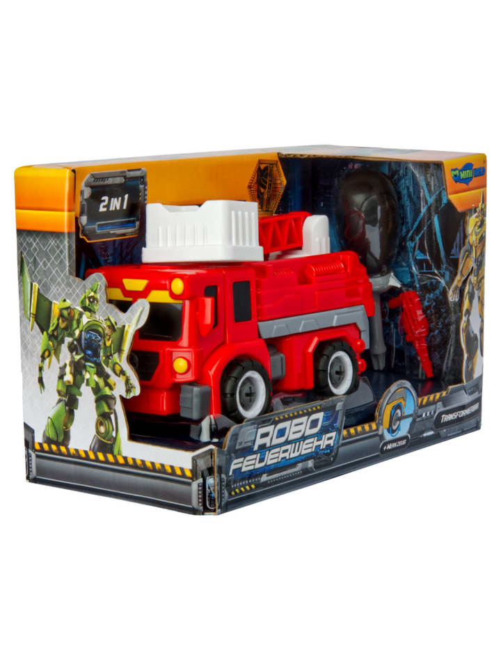 miniHeld Transformierbarer Roboter Feuerwehrauto Lastwagen LKW Spielzeugauto 3 Jahre günstig kaufen onesize