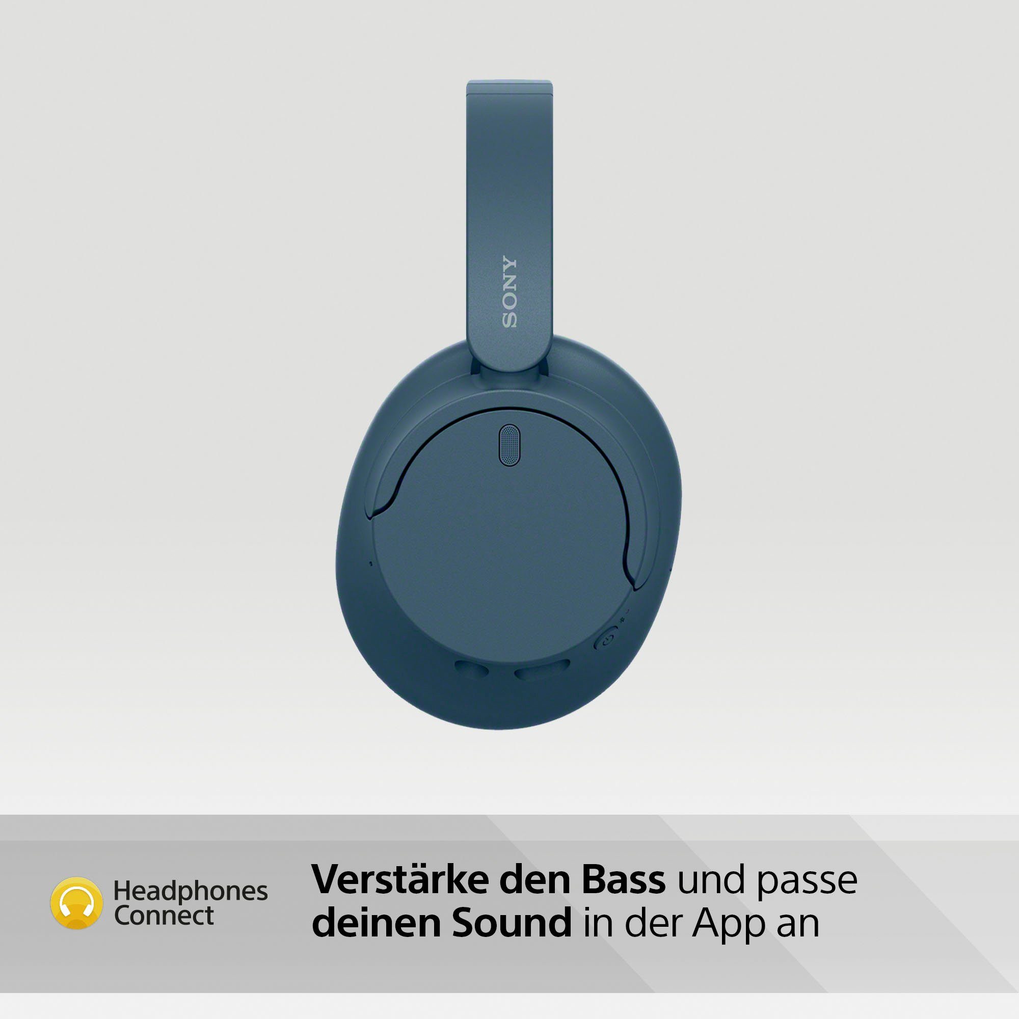 Sony WH-CH720N Over-Ear-Kopfhörer (Freisprechfunktion, LED Ladestandsanzeige, Multi-Point-Verbindung, Noise-Cancelling, Sprachsteuerung, integrierte Steuerung für Anrufe und Musik, Alexa, Google Assistant, Siri, Bluetooth)