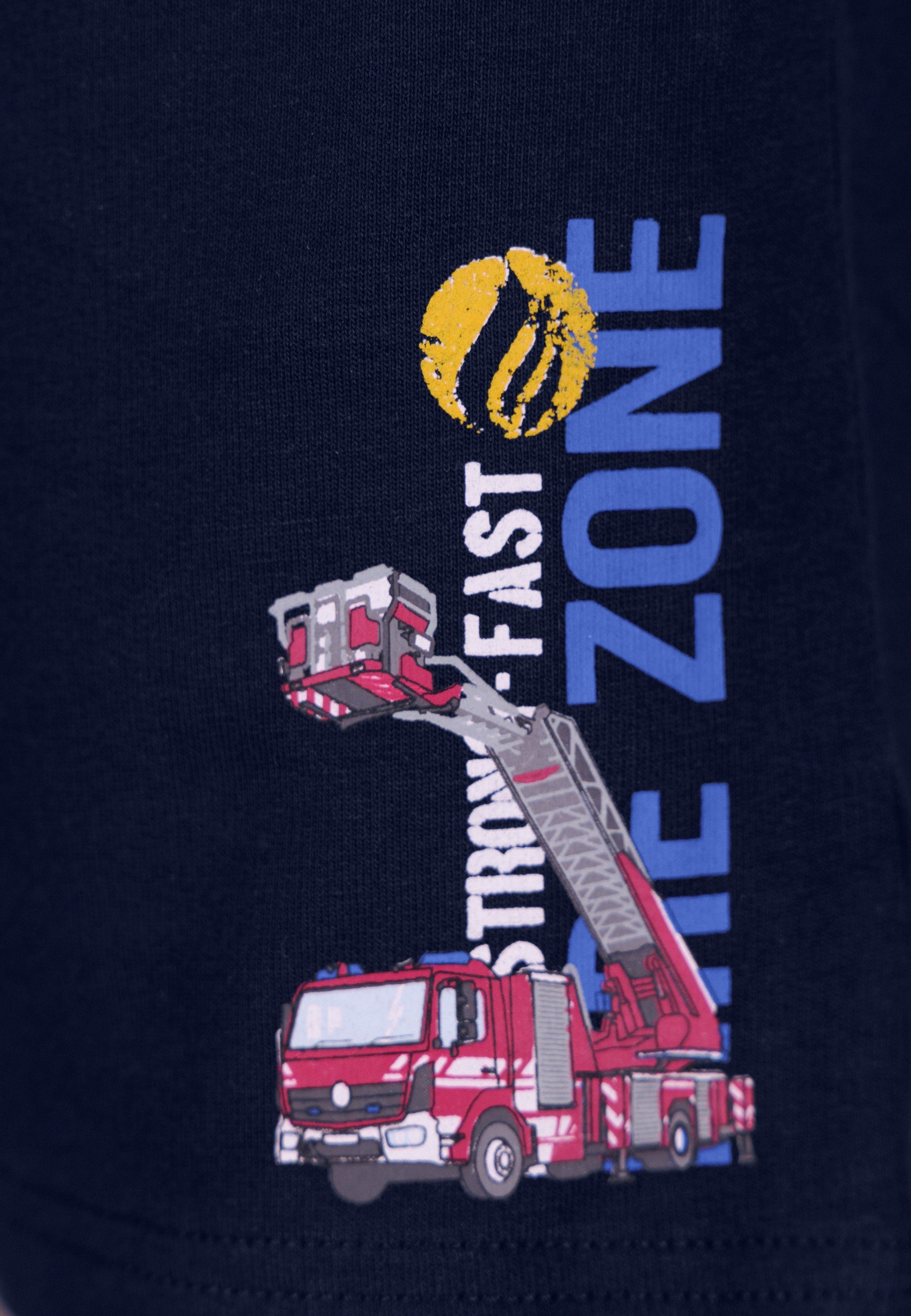 SALT AND PEPPER Shorts Fire Zone mit coolem Feuerwehr-Print