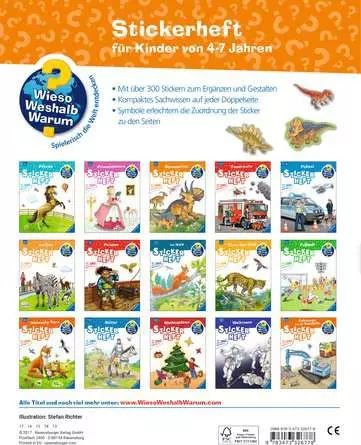 Ravensburger Wieso? Weshalb? Warum? Stickerheft: Dinosaurier