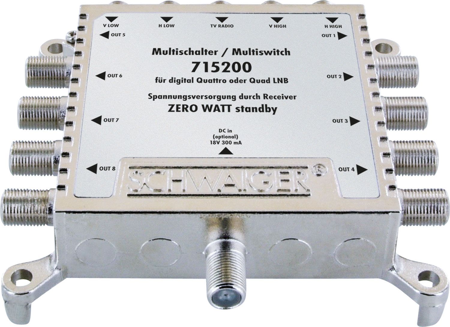 Schwaiger 715200 Sat-Multischalter