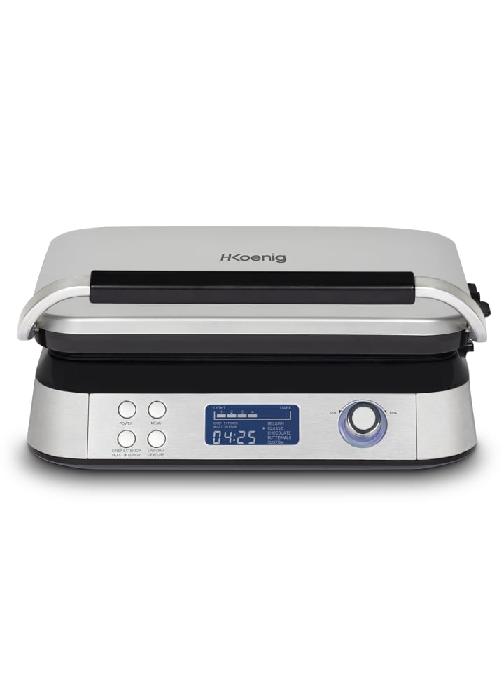 HKoenig Waffeleisen GFX800 Edelstahl und Schwarz günstig kaufen onesize