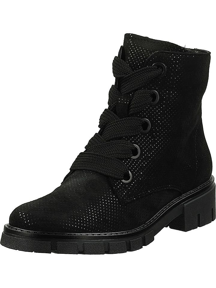 Ara Shoes Leder-Boots in Schwarz günstig kaufen 38