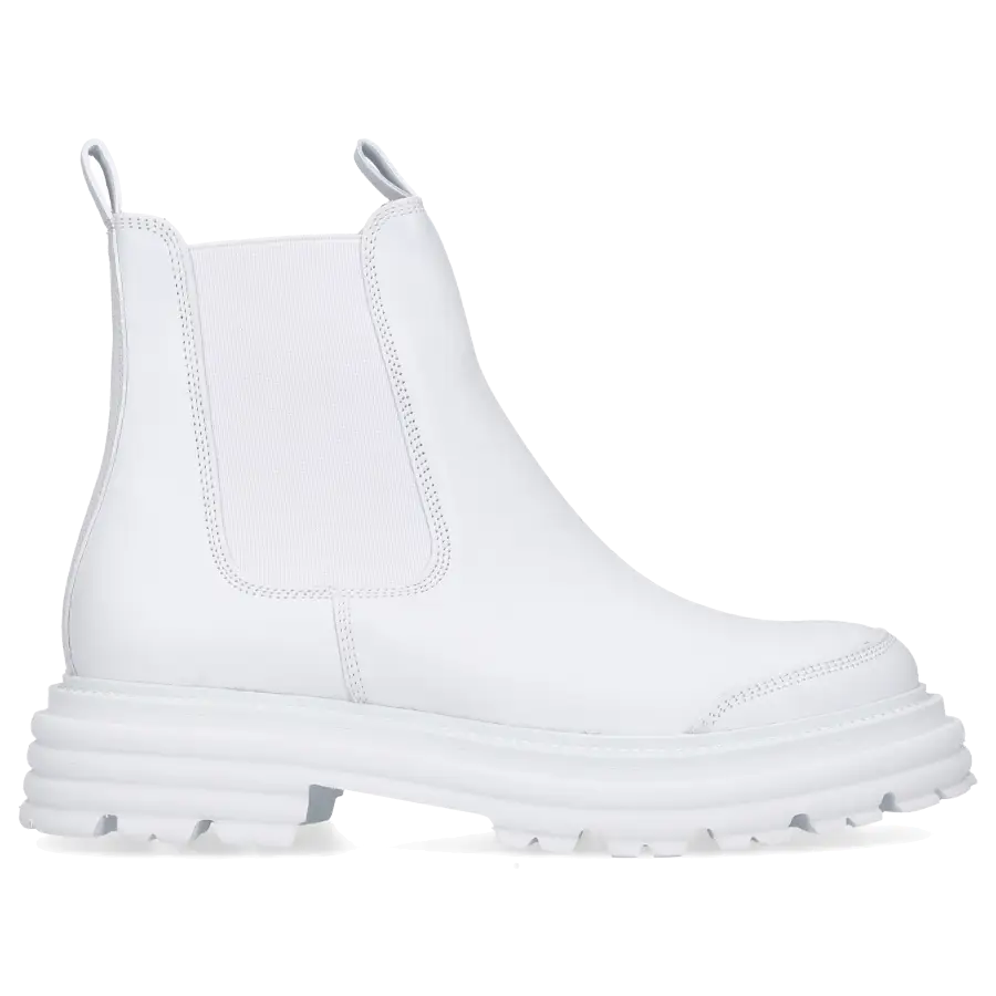305 SOBE - Chelsea Boots ELAINE Kalbsleder - weiß