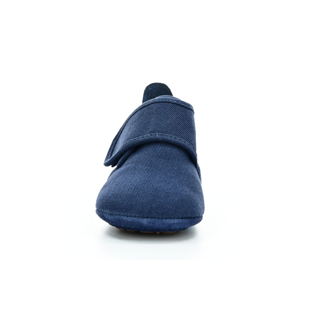 Bisgaard Baby Cotton Dark Blue Barfußschuhe
