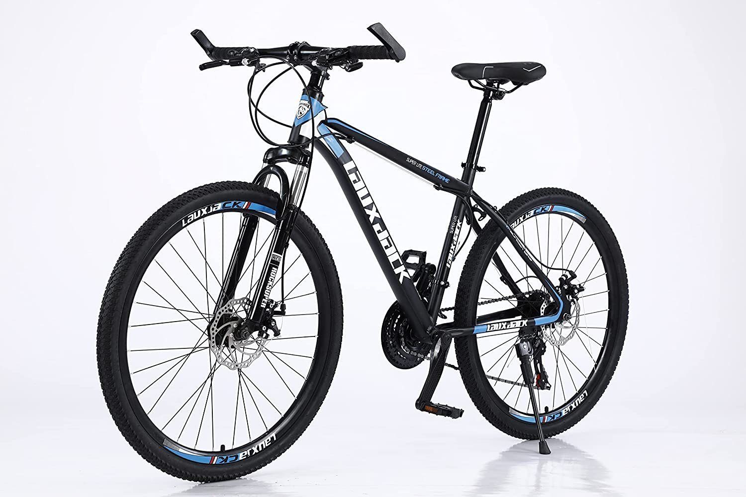 Lauxjack Mountainbike Lauxjack AX3.0 Fahrrad in 26 & 28 Zoll, Shimano 21 Gang, Mountainbike, 21 Gang Shimano Tourney RD-TY300/200 Schaltwerk, Kettenschaltung, (Set), für Damen und Herren 165 - 185 cm MTB Hardtail Fahrrad