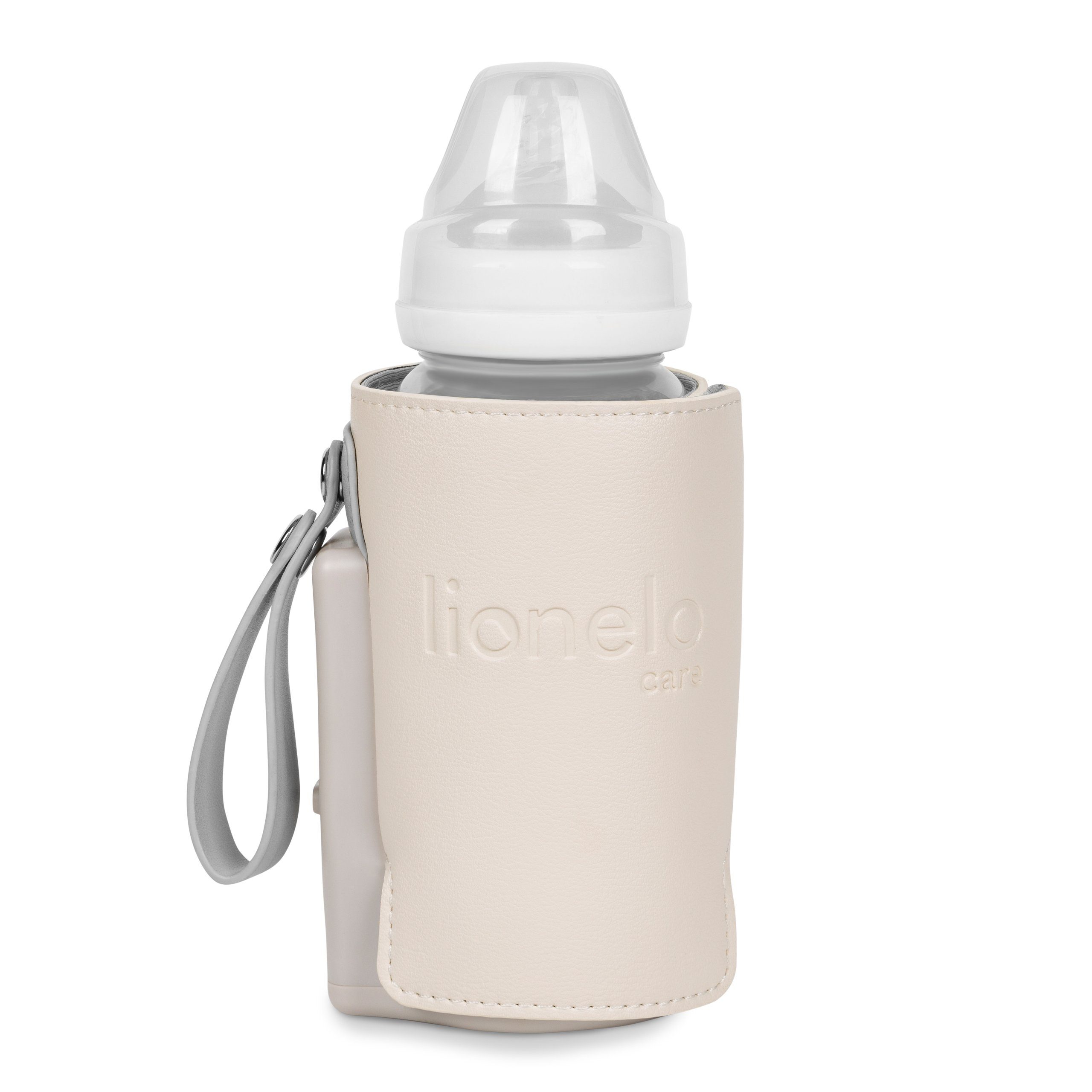 lionelo Babyflaschenwärmer THERMUP GO PLUS, Schnelles Erhitzen - 5 Temperaturen, 3000 mAh, USB