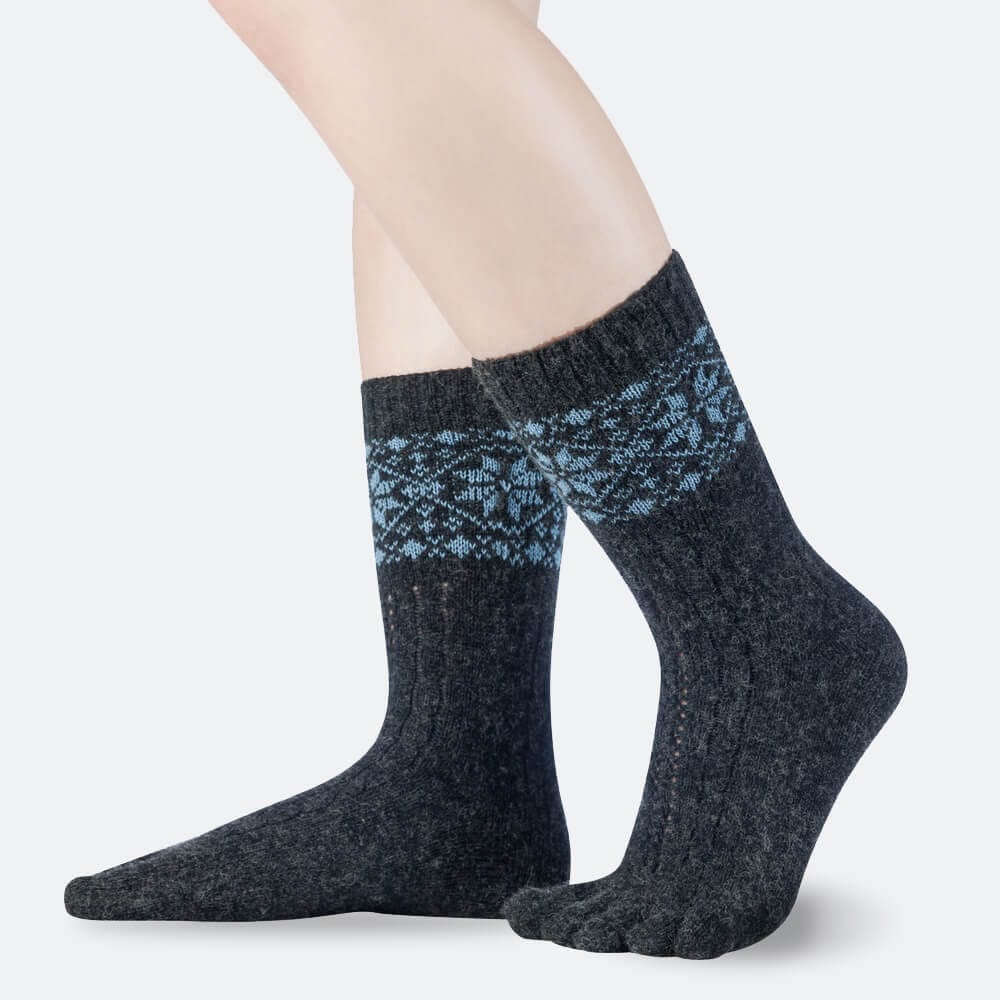 Snowflakes Zehensocken