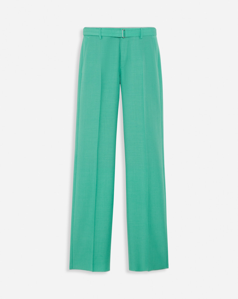 PANTALON DROIT AVEC CEINTURE