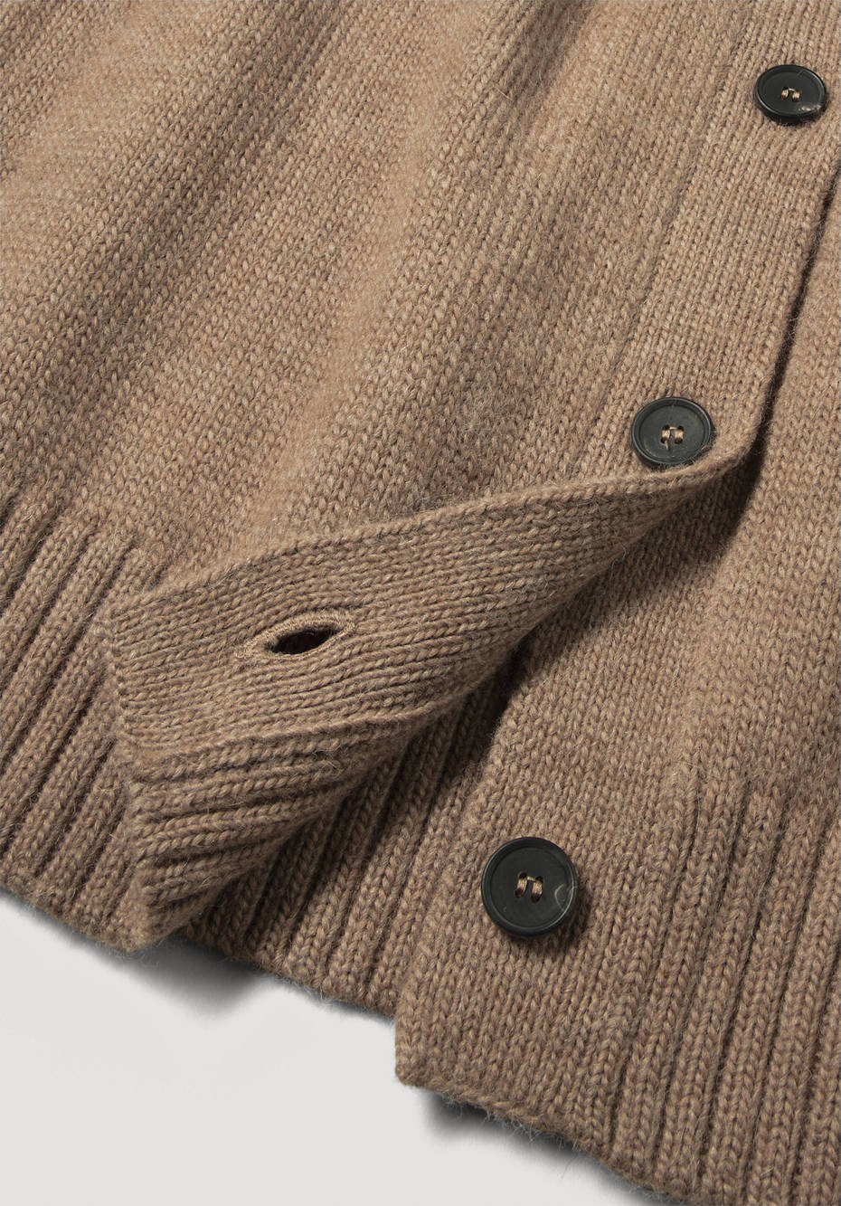 Strickjacke aus Alpaka und Schurwolle