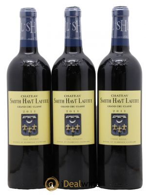 Château Smith Haut Lafitte Cru Classé de Graves  2011 - Lot de 3 Bouteilles