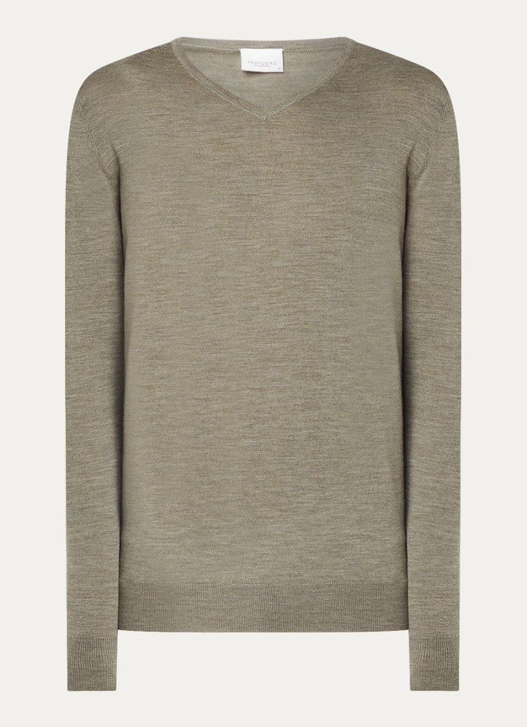 Profuomo fino pleteni pulover od merino vune