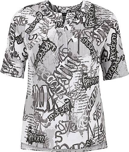 Doris Streich Bluse mit Freedom-Schriftzug