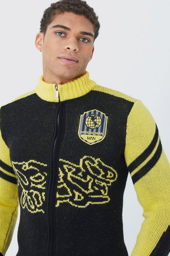 Jacke mit Trichterkragen und Reißverschluss
