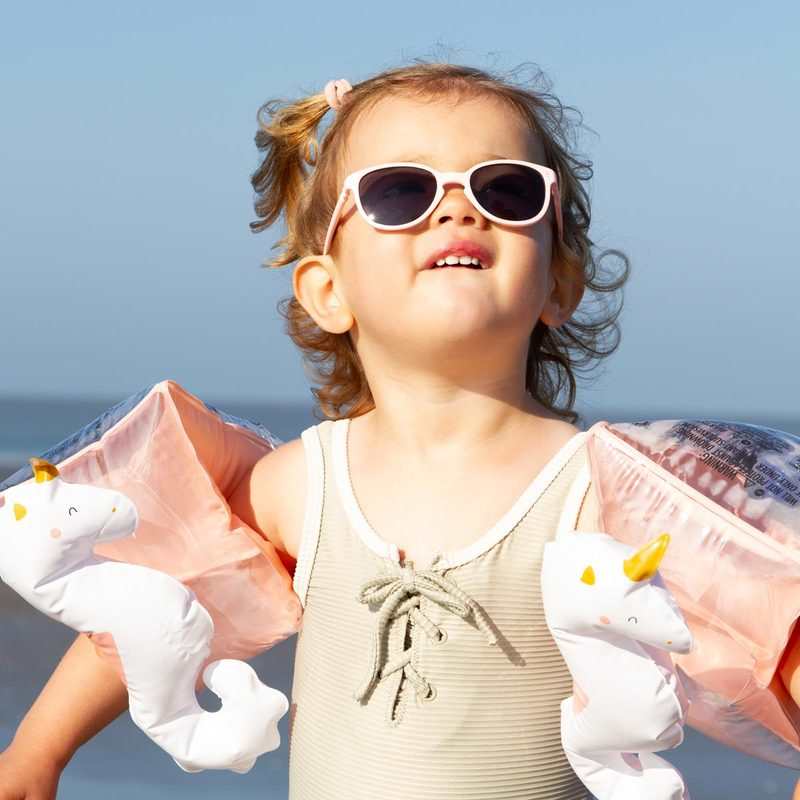 Lunettes de soleil 1-2 ans Wazz rose Ki et La