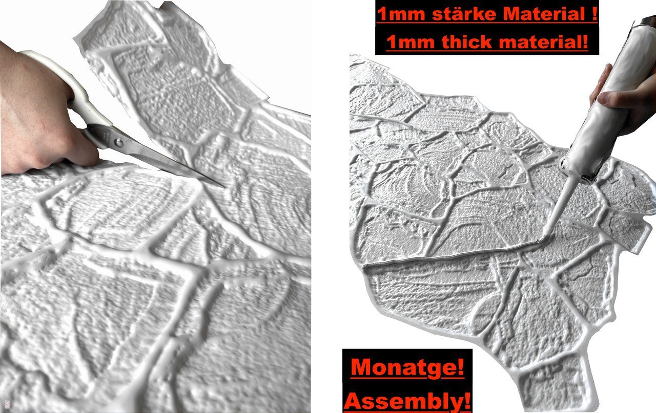 IKHEMalarka 3D Wandpaneel 4qm/10 Stück 3D PVC FLIESEN, 43,00 qm, Wandpaneele PVC-Verkleidung IMITATION OF WOOD Holz Imitation