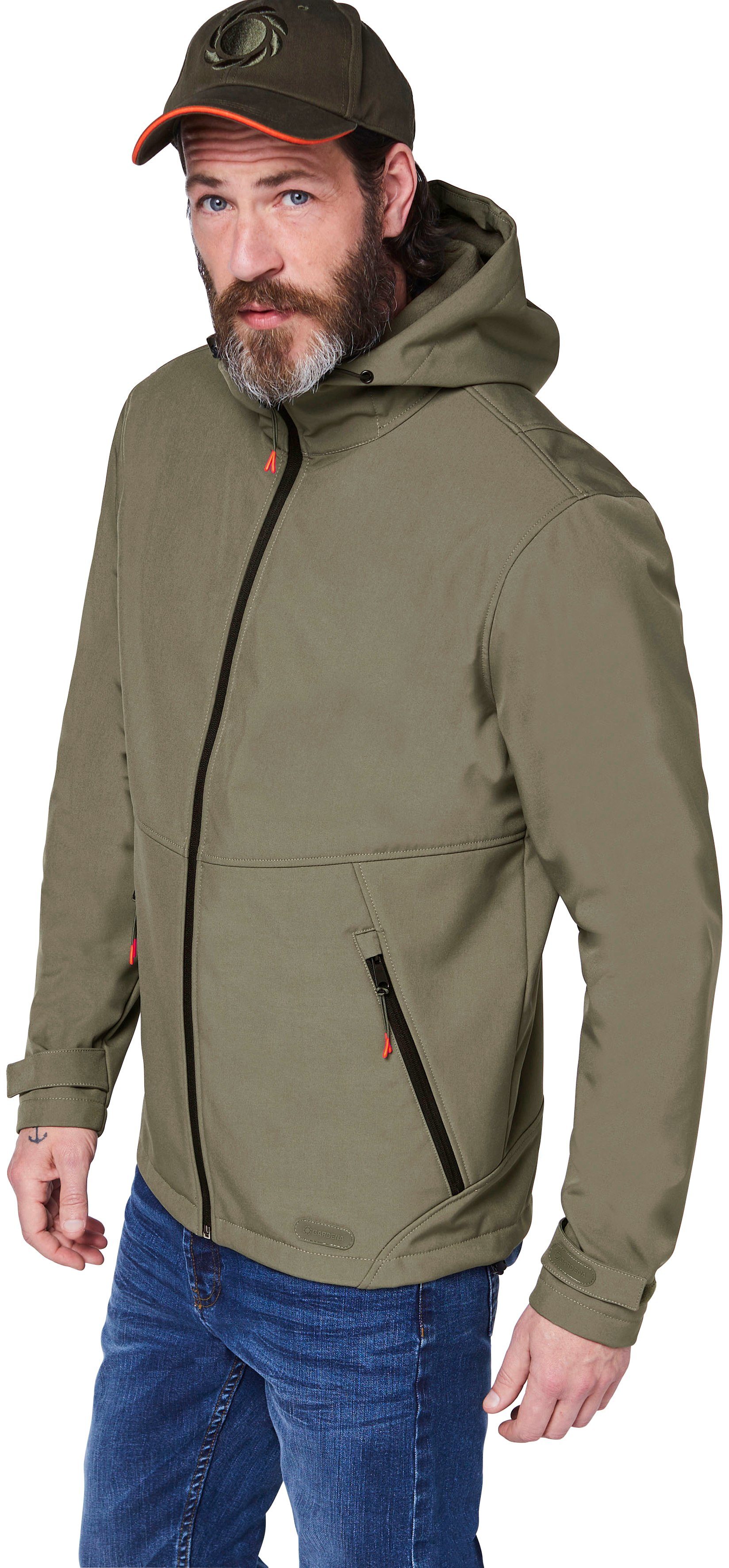 GARDENA Softshelljacke wasser- und windabweisend