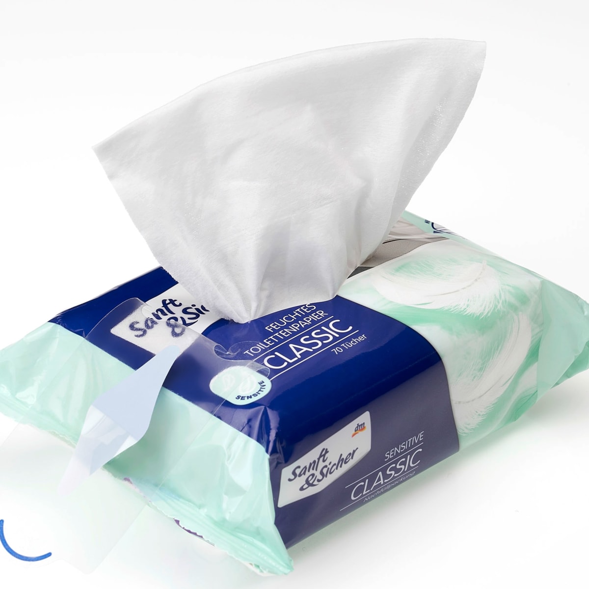 Feuchtes Toilettenpapier Classic Sensitive, 70 St