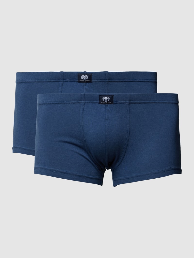 PLUS SIZE Pants mit Label-Patch im 2er-Pack in marineblau