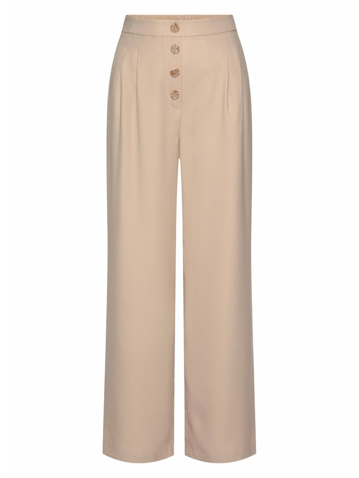 LASCANA Palazzohose in camelfarben günstig kaufen