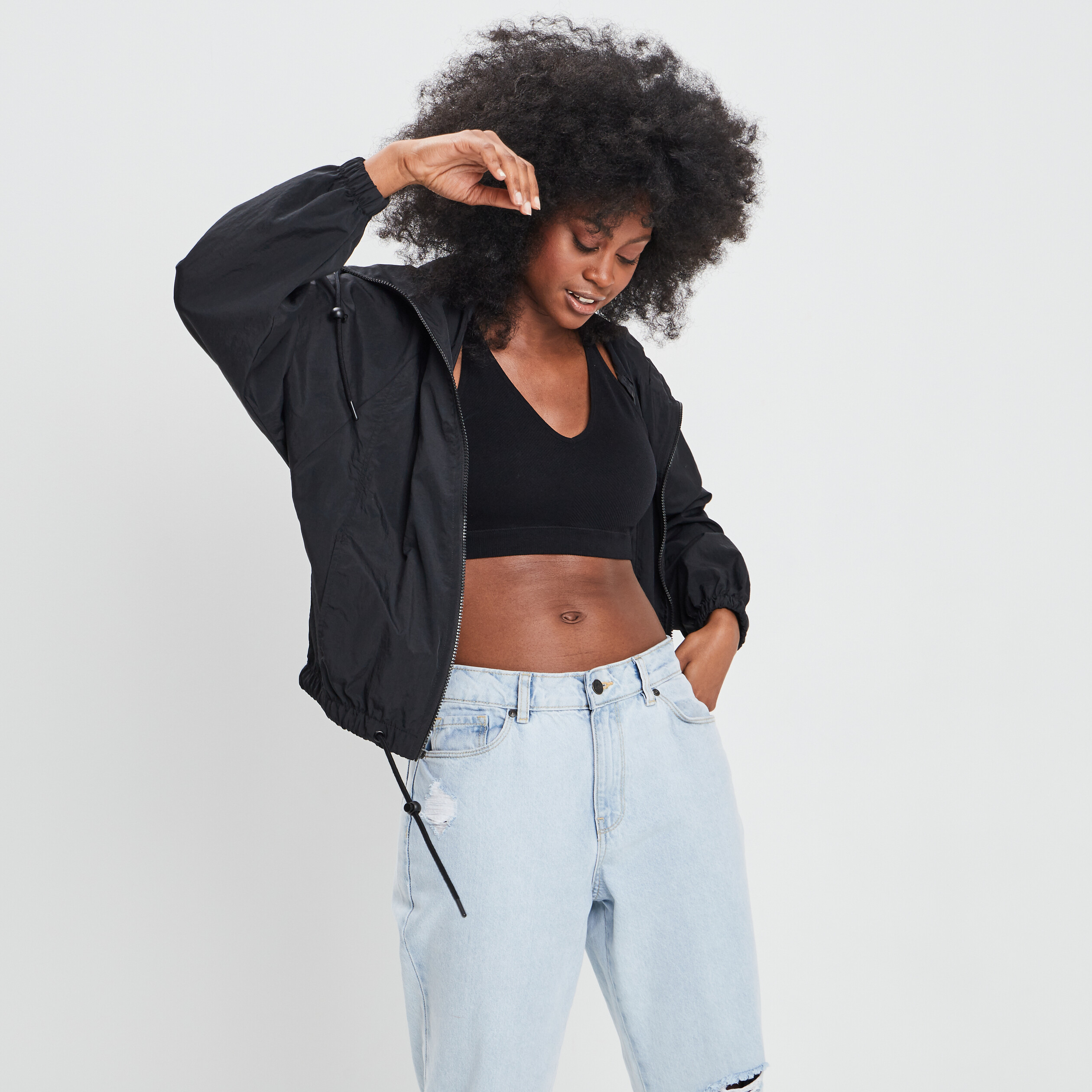 Soutien-gorge brassière noir femme | La Halle