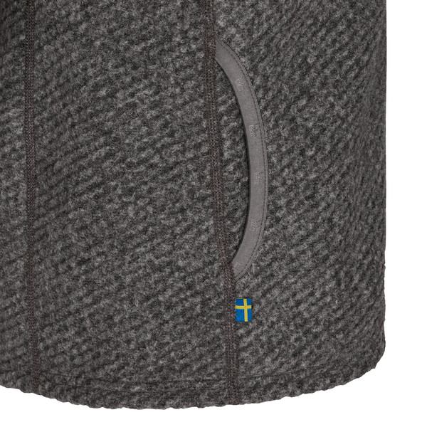 W ABISKO WOOL HOOD JERSEY Damen - Wolljacke
