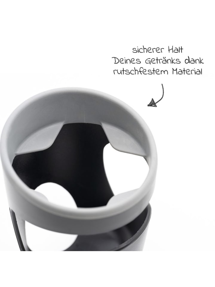 Zamboo Getränkehalter für Buggy und Kinderwagen - Schwarz in schwarz,grau günstig kaufen onesize