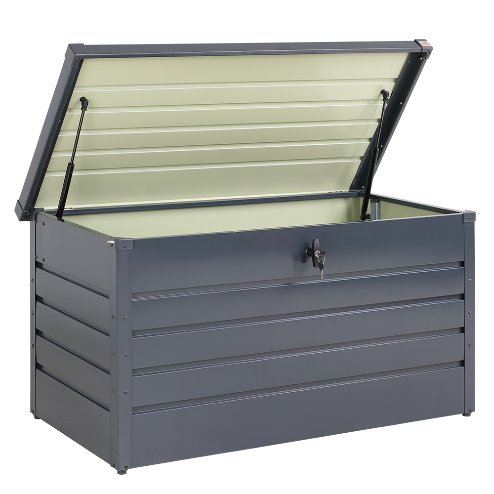 Gardebruk Auflagenbox Metall abschließbar 120 x 63 x 62cm anthrazit