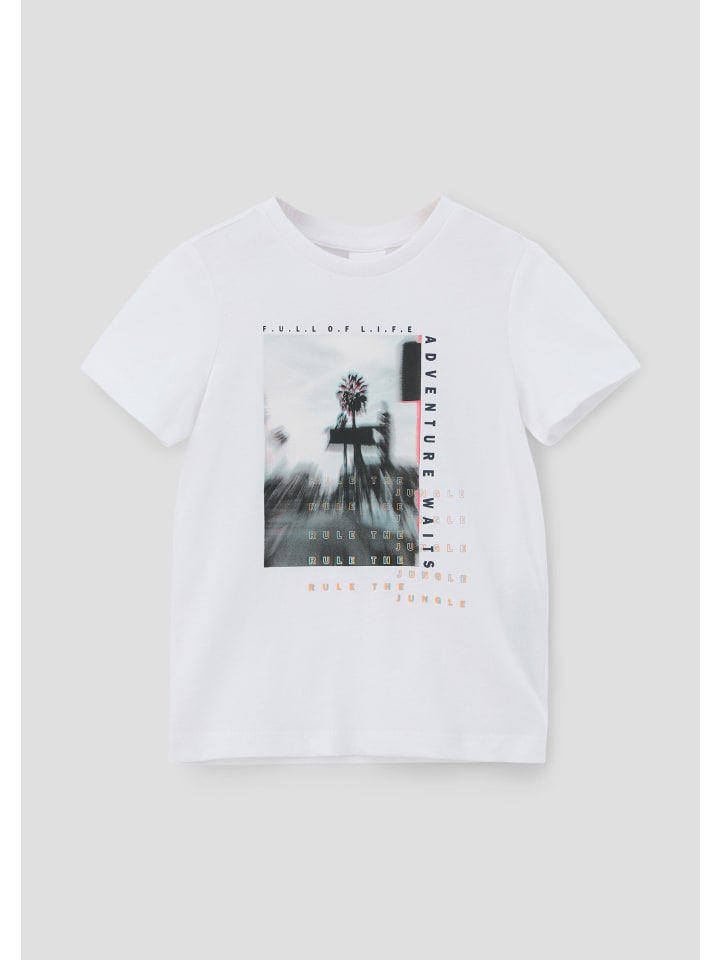 s.Oliver T-Shirt kurzarm in Weiß günstig kaufen